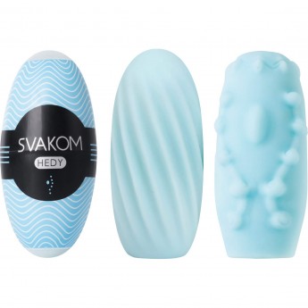 Набор мастурбаторов SVAKOM HEDY BLUE Набор мастурбаторов SVAKOM HEDY BLUE